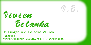 vivien belanka business card